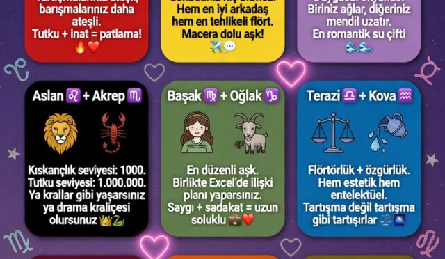 Burçlar Arası Aşk Yorumları